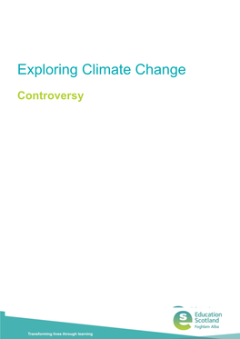 Exploring Climate Change: Controversy