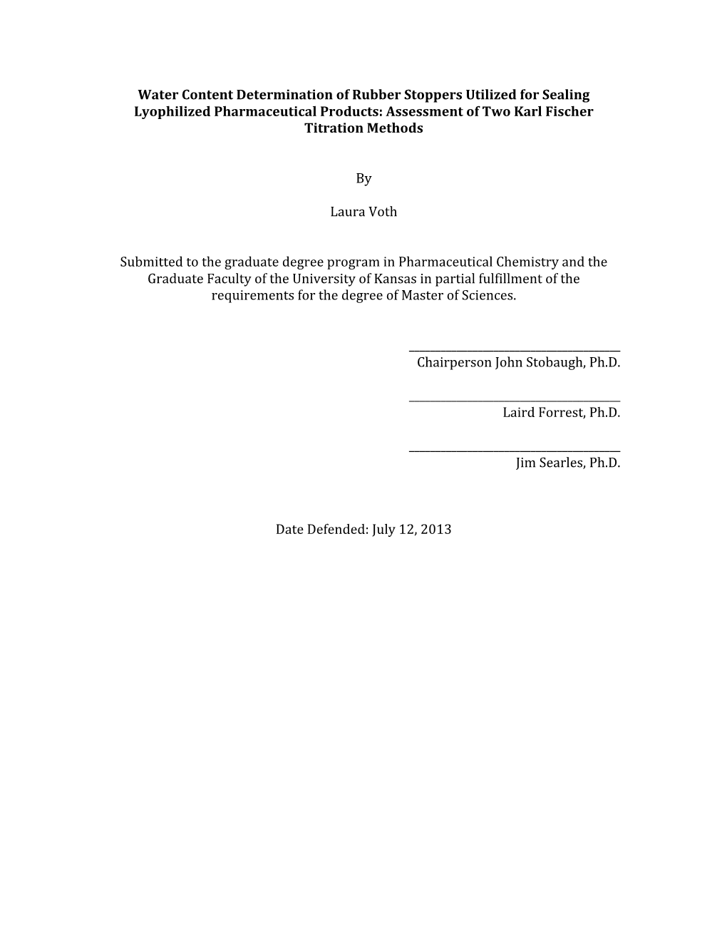 Water Content Determination of Rubber Stoppers Utilized for Sealing ...