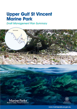 Upper Gulf St Vincent Marine Park Draft Management Plan Summary