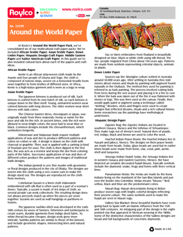 Around the World Paper