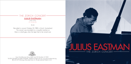 Julius Eastman (1940–1990) Piano
