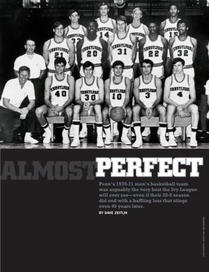 Almostpenn's 1970-71 Men's Basketball Team Was