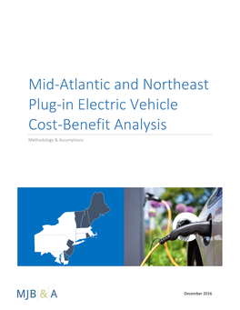 Mid-Atlantic and Northeast Plug-In Electric Vehicle Cost-Benefit Analysis Methodology & Assumptions