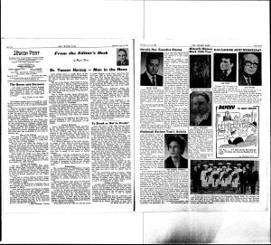 JEWISH POST the JEWISH POST Thursd"Y, June 10, 1965 Page Three Page Two ,