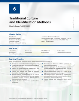 Traditional Culture and Identification Methods 83