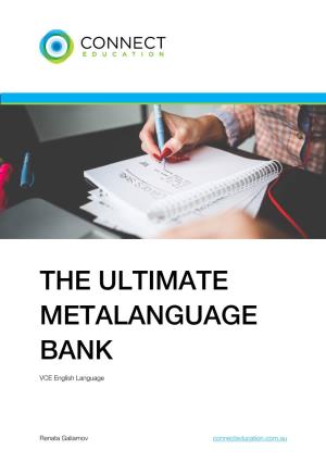 The Ultimate Metalanguage Bank