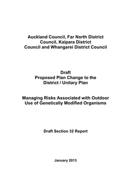 Auckland Council, Far North District Council, Kaipara District Council and Whangarei District Council