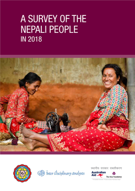 A Survey of the Nepali People in 2018