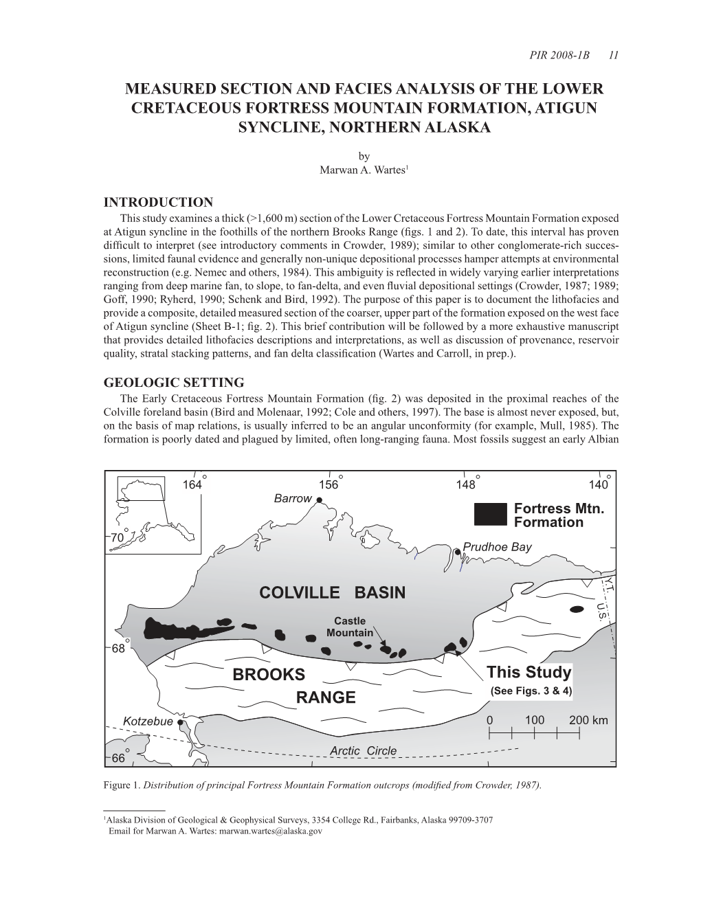 This Study COLVILLE BASIN BROOKS RANGE MEASURED