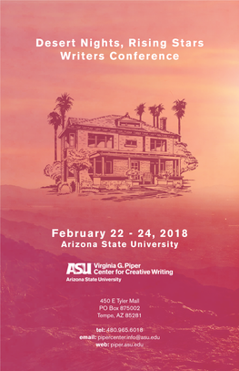 Desert Nights, Rising Stars Writers Conference February 22