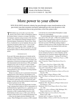 More Power to Your Elbow