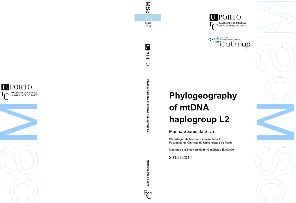 Phylogeography of Mtdna Haplogroup L2