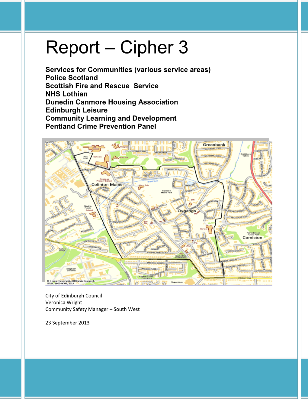 Report – Cipher 3