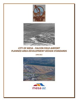 Falcon Field Airport Planned Area Development Design Standards