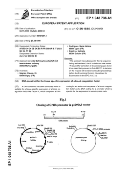 DNA-Construct for the Tissue Specific Expression of a Blood Coagulation