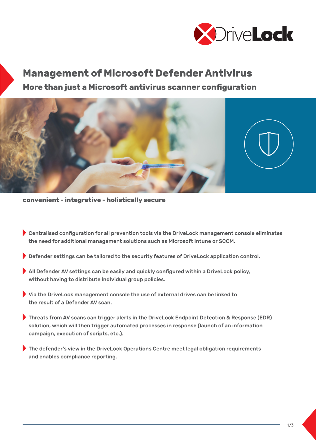 Management of Microsoft Defender Antivirus More Than Just a Microsoft Antivirus Scanner Configuration