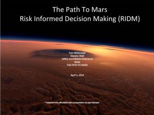 The Path to Mars