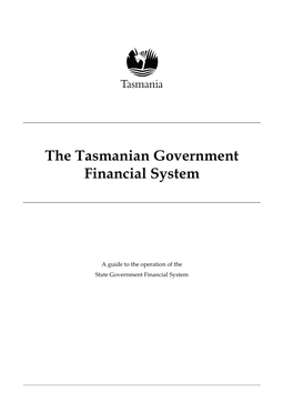 The Tasmanian Government Financial System