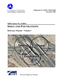 NHI Course No. 132012 / Soils and Foundations