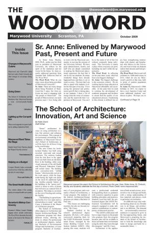 Enlivened by Marywood Past, Present and Future