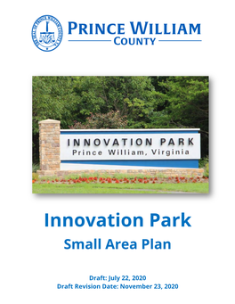 Innovation Park Small Area Plan