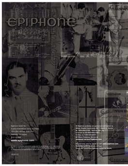 2013 Epiphone Catalog.Pdf