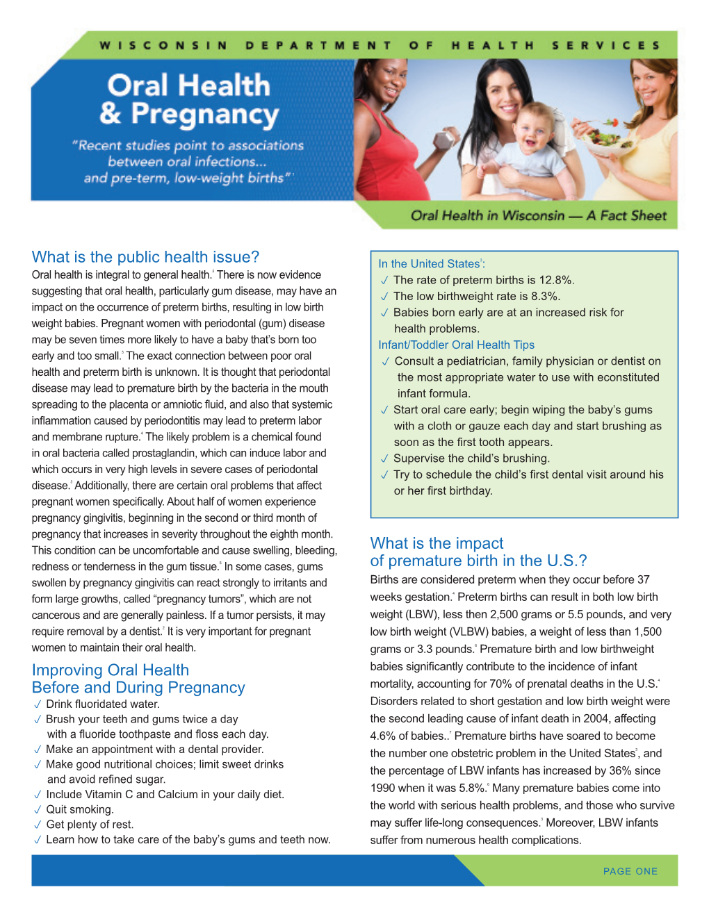 Oral Health and Pregnancy