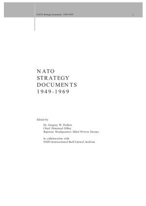 NATO Strategy Documents 1949-1969 I