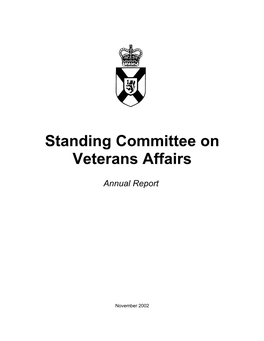Standing Committee on Veterans Affairs