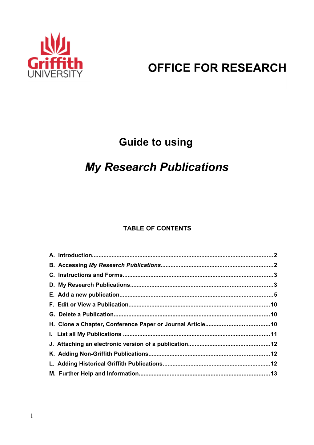 My Research Publications