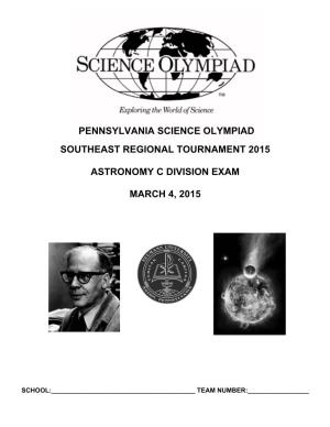 Pennsylvania Science Olympiad Southeast