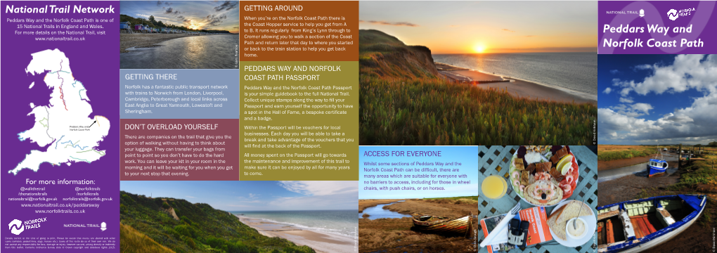 Peddars Way and Norfolk Coast Path DON’T OVERLOAD YOURSELF Within the Passport Will Be Vouchers for Local Businesses