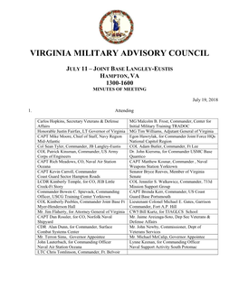 Virginia Military Advisory Council