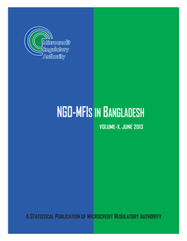 NGO-Mfis in Bangladesh, Volume-X June 2013