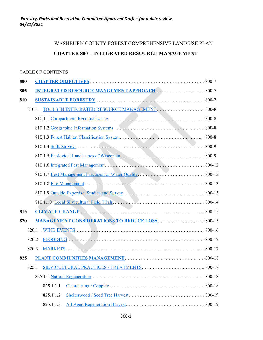 Integrated Resource Management