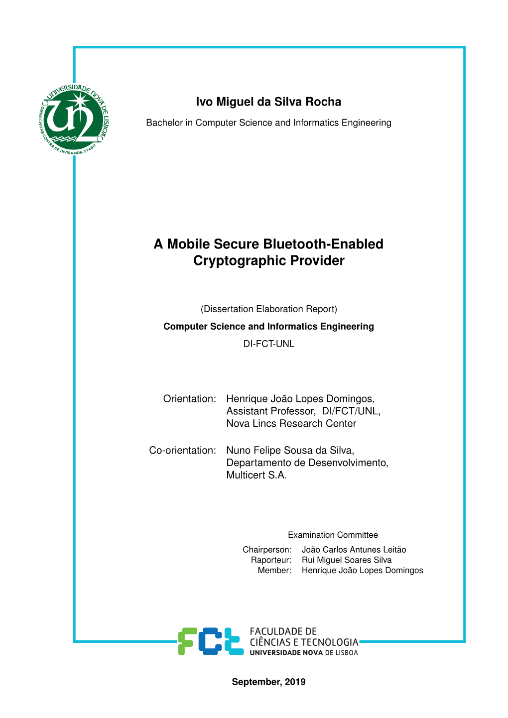 A Mobile Secure Bluetooth-Enabled Cryptographic Provider