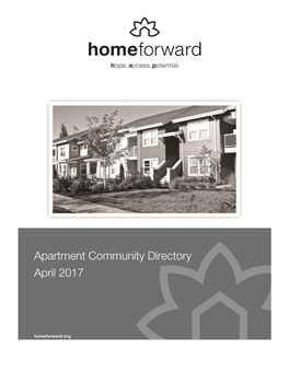 Apartment Community Directory April 2017