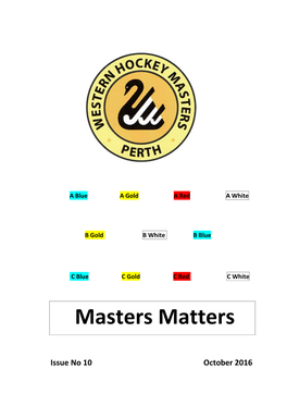Masters Matters