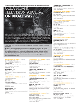 Ucla Film & Television Archive on Broadway