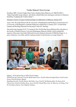 “Toybox Malaysia” Press Coverage (Funding: MRC, Newton-Ungku Omar Fund, Akademi Sains Malaysia; Ref