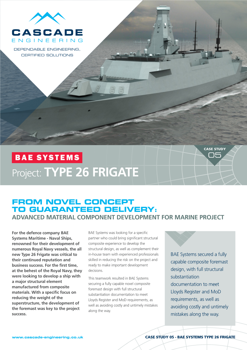 Project: TYPE 26 FRIGATE