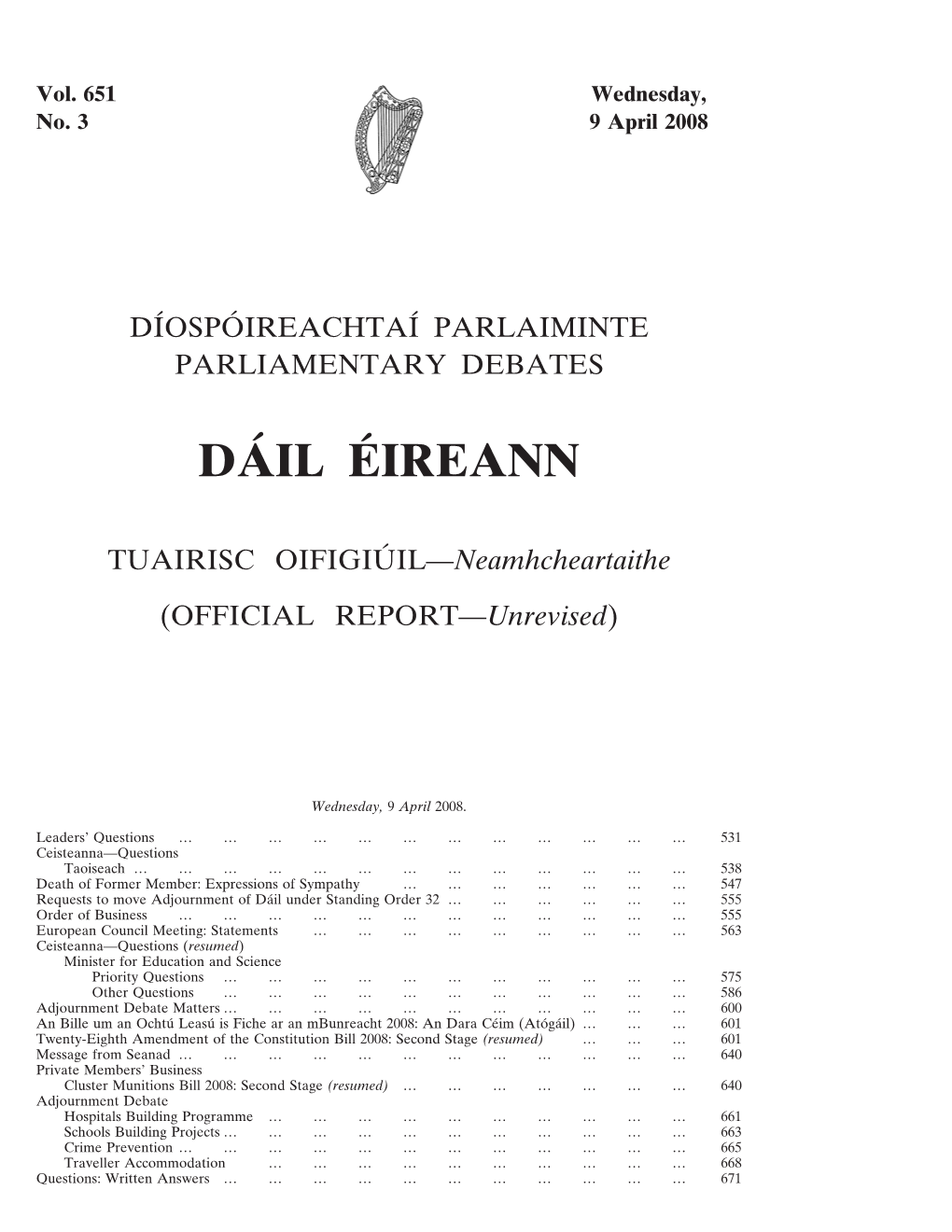 Da´Il E´Ireann