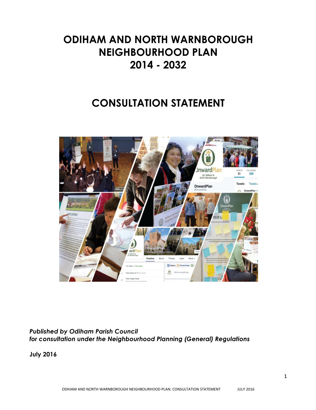 Odiham and North Warnborough Neighbourhood Plan 2014 - 2032