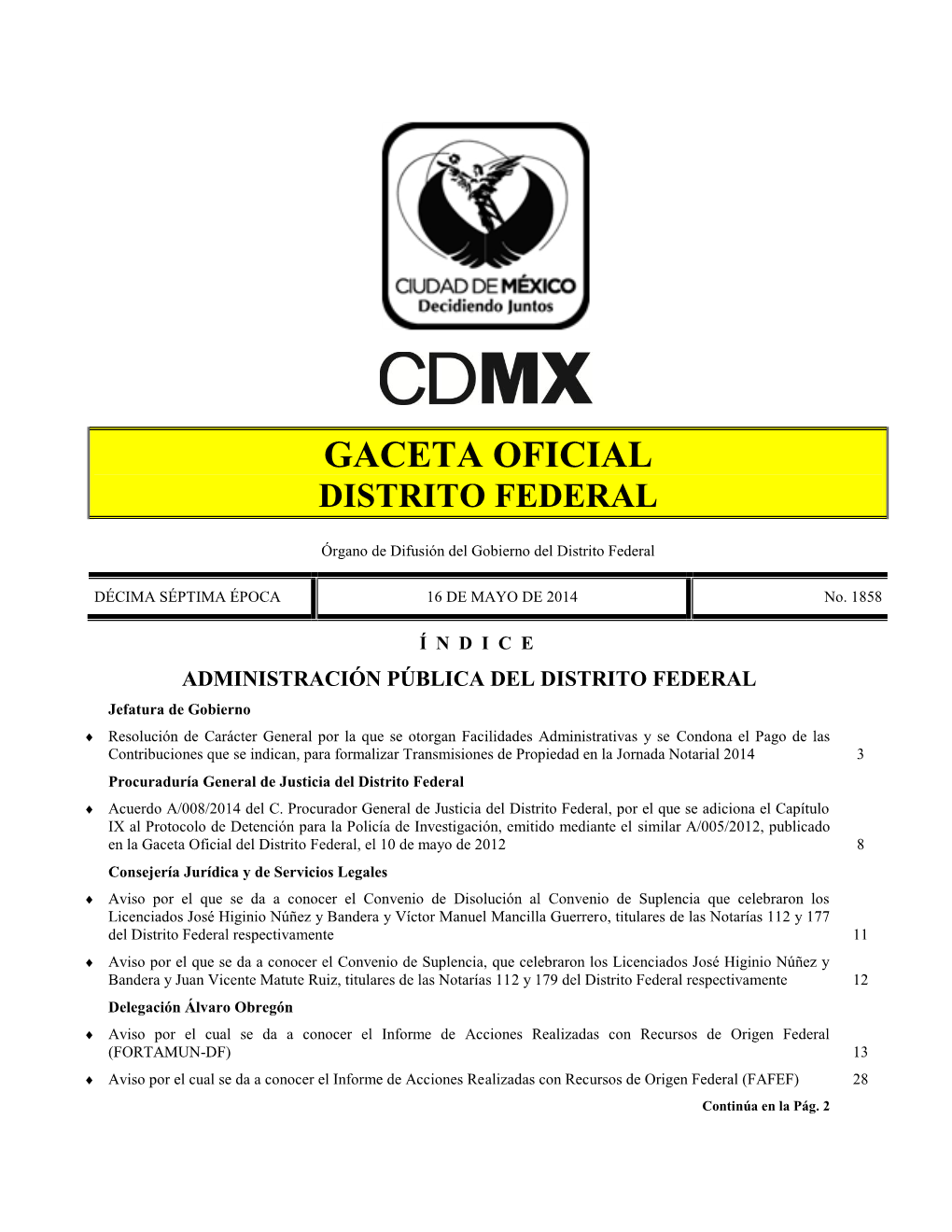 Gaceta Oficial