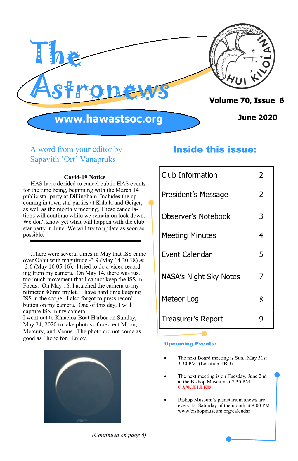 The Astronews June 2020