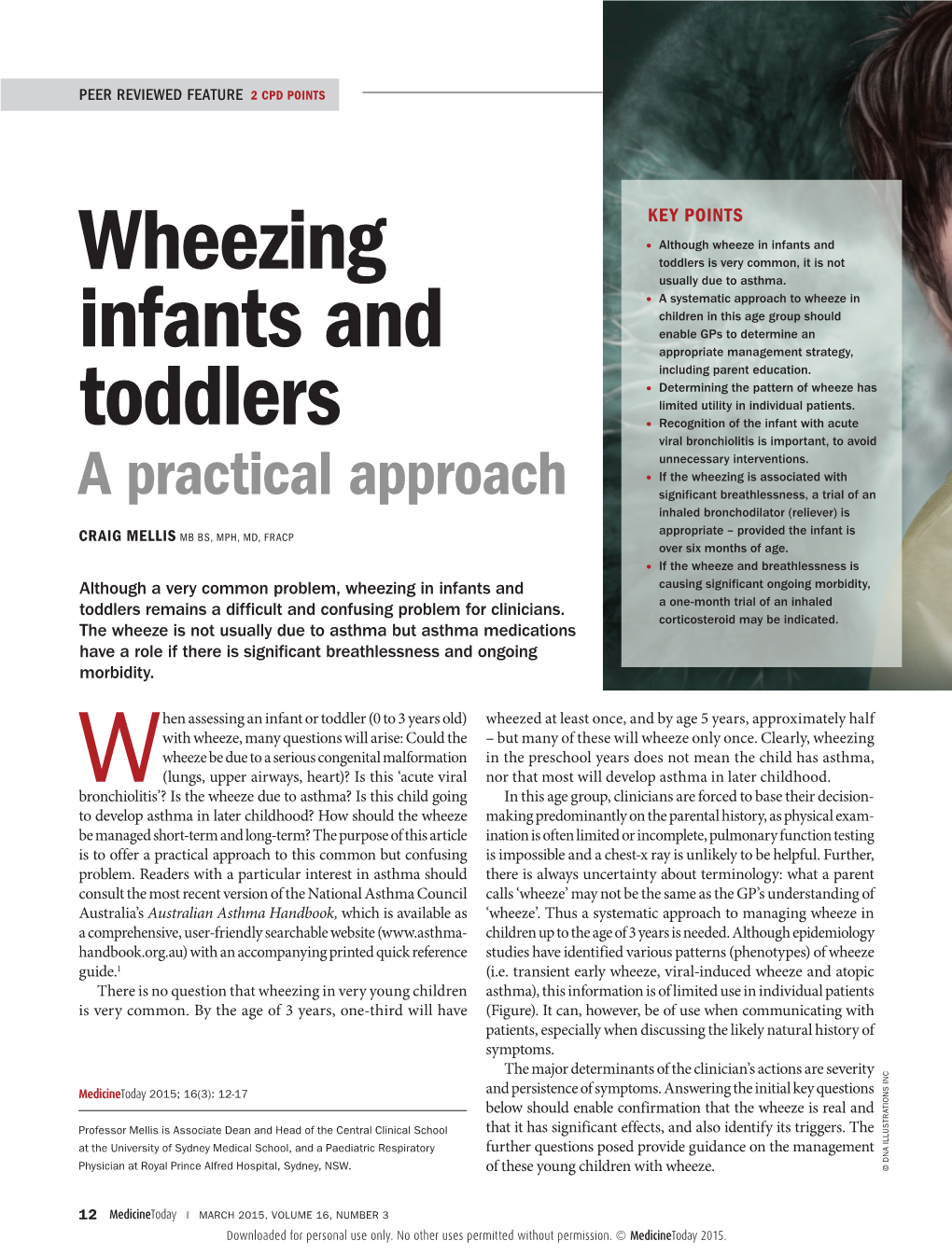 Wheezing Infants and Toddlers Continued