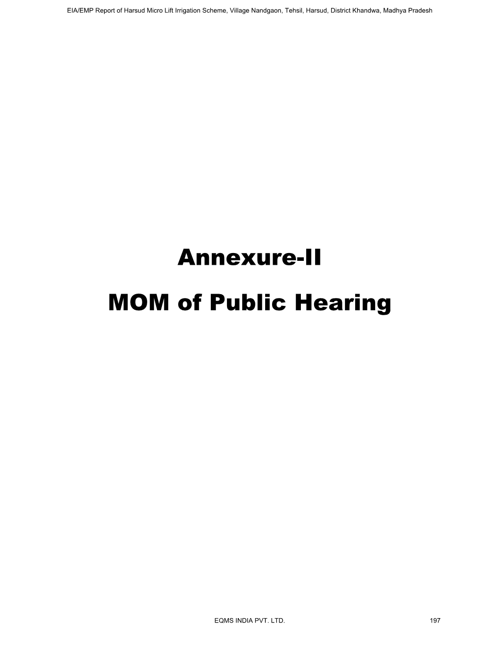 Annexure-II MOM of Public Hearing