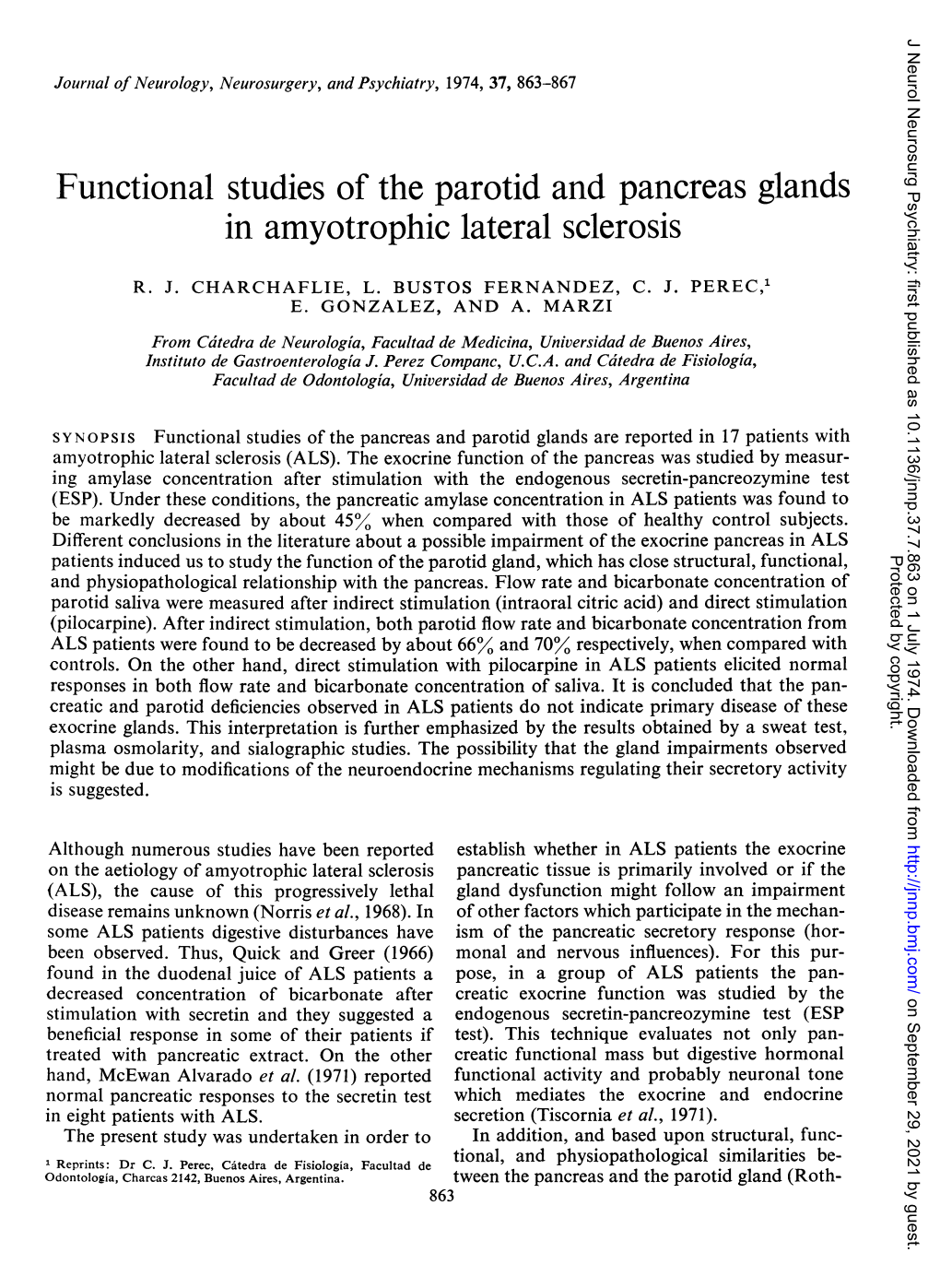 In Amyotrophic Lateral Sclerosis