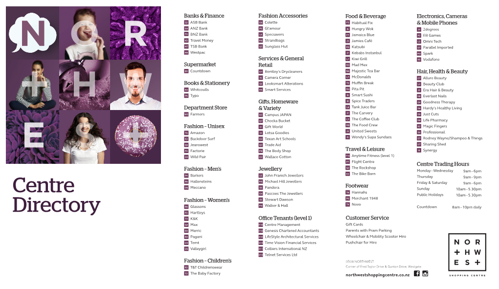 Centre Directory