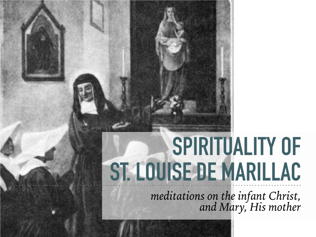St Louise on Infant Christ and Mary